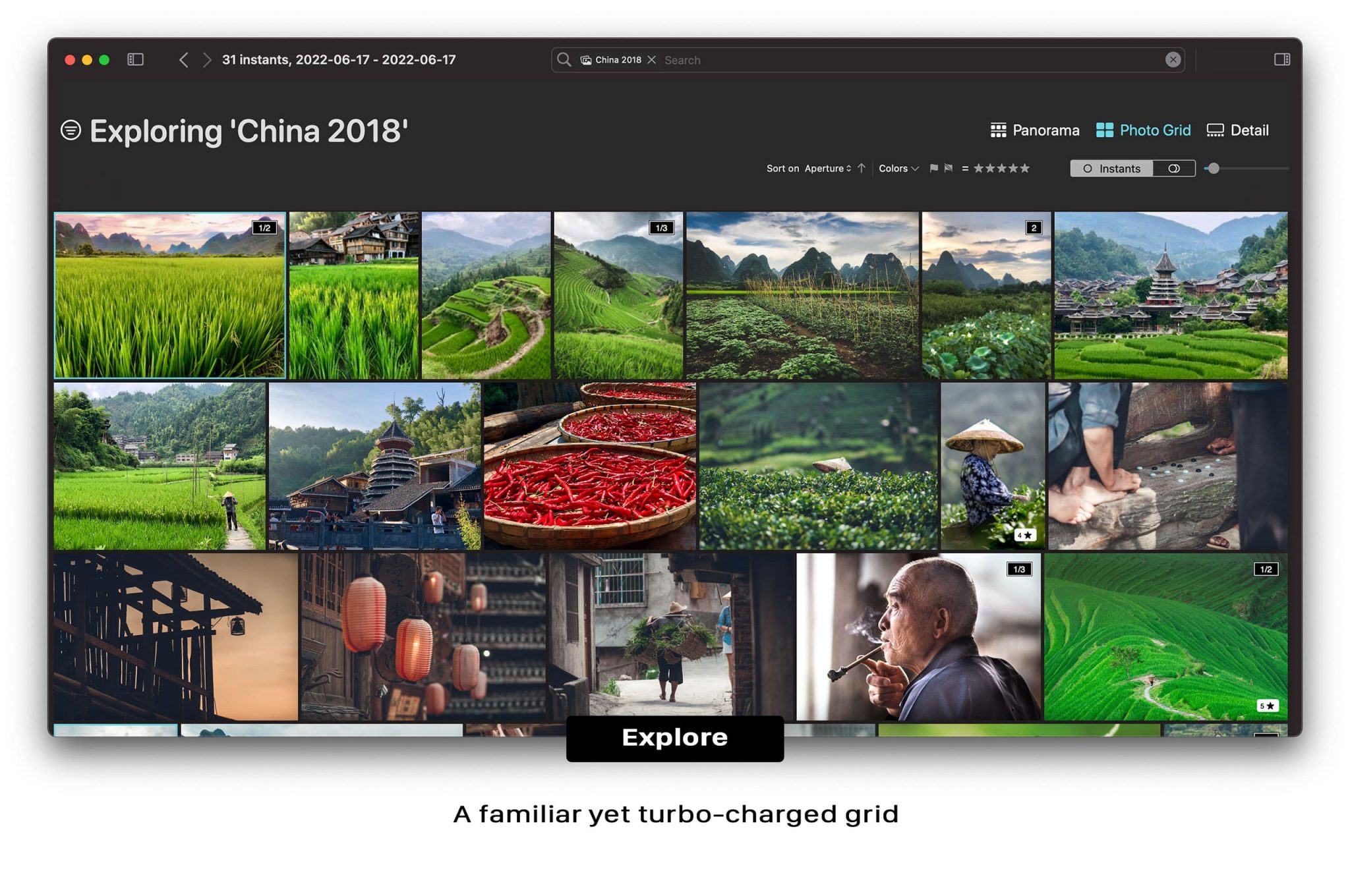 Peakto, explore all your photos.