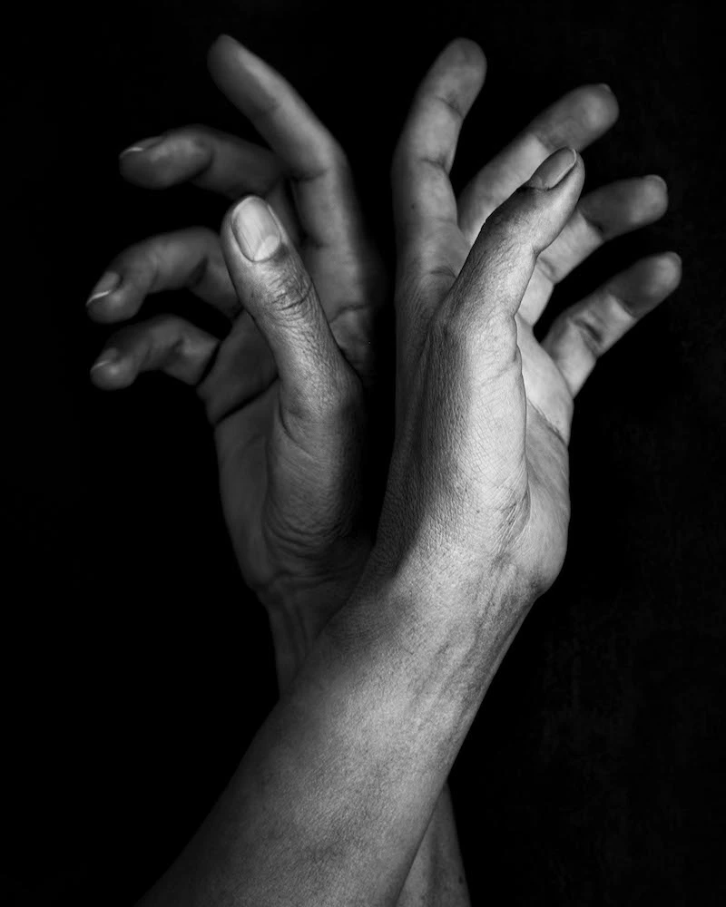 Hands shape by Noemia Prada