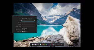 Annotations de photos multi-applications dans Peakto