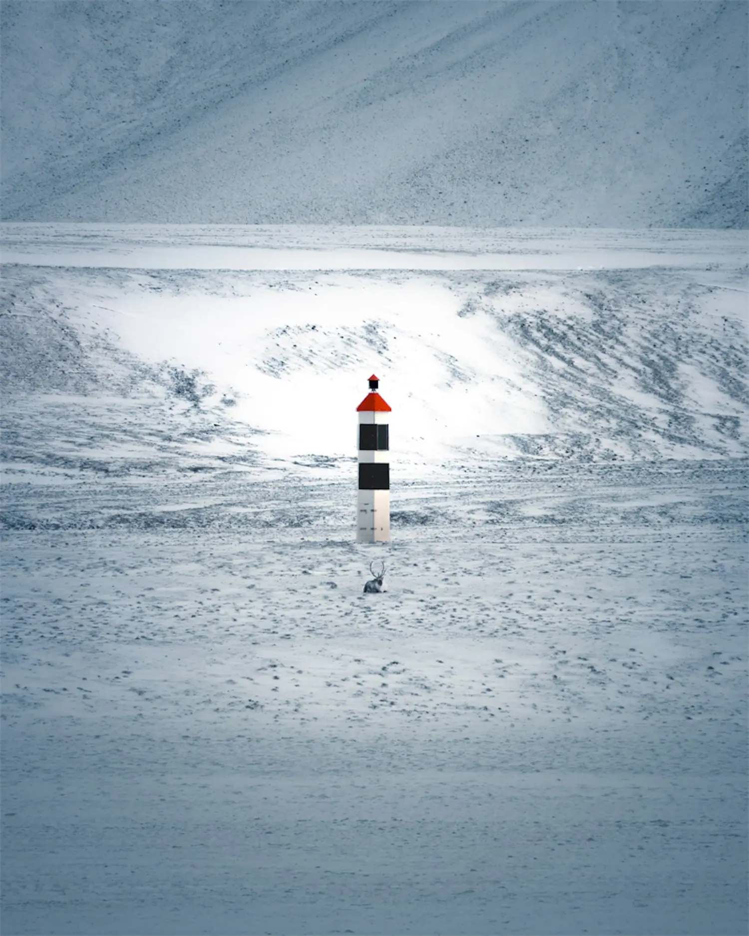 Photographie du gardien du phare à Svalbard