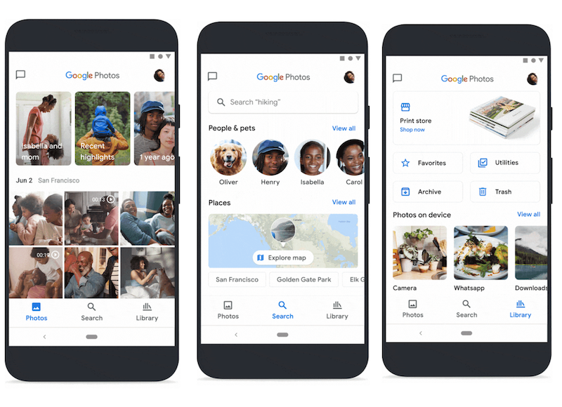 Google Photos Interface