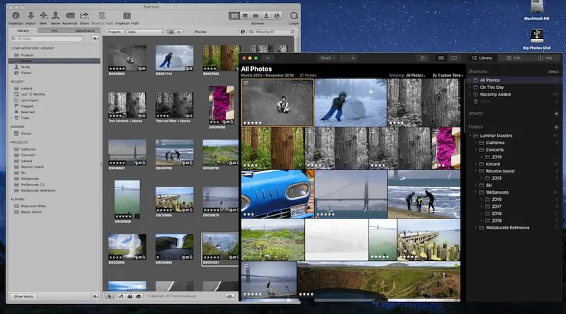 2020 start update Avalanche Luminar, photo migration software