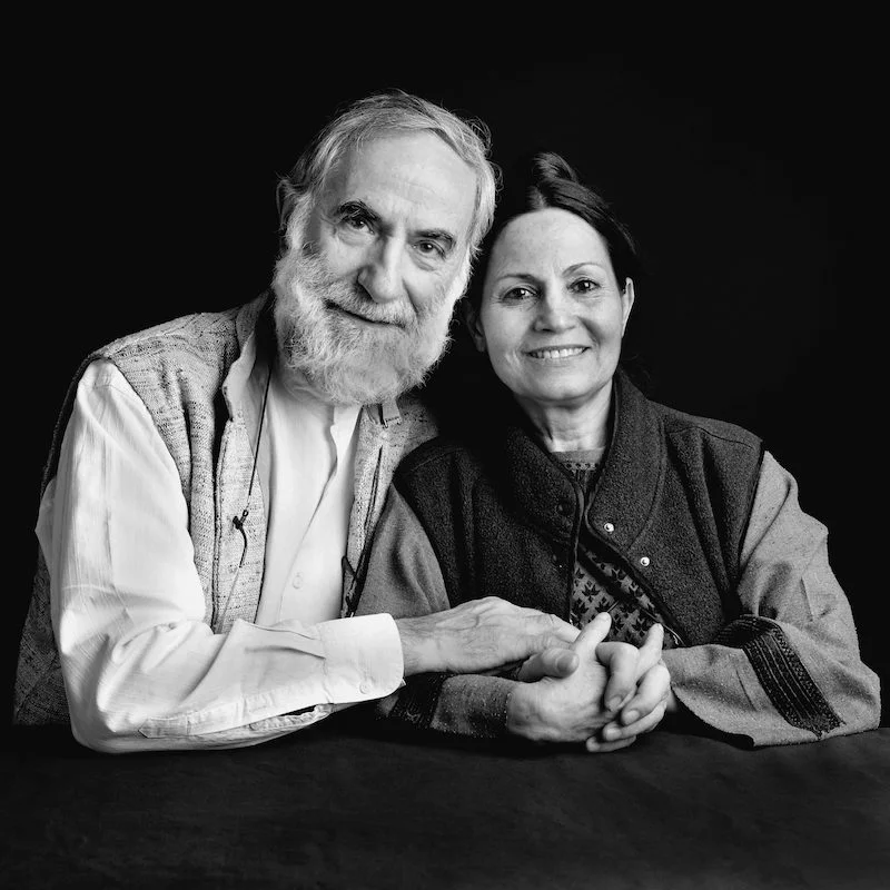 Portrait of Roland and Sabrina Michaud, French photographers