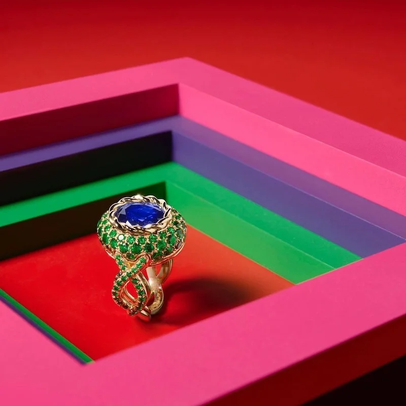 Colorful still-life image of a ring, taken by Jacques Giaume