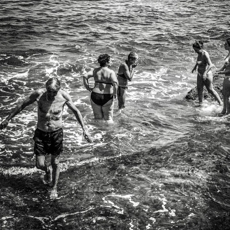 Les gens à la plage, photographe personnelle réalisé par Jacques Giaume