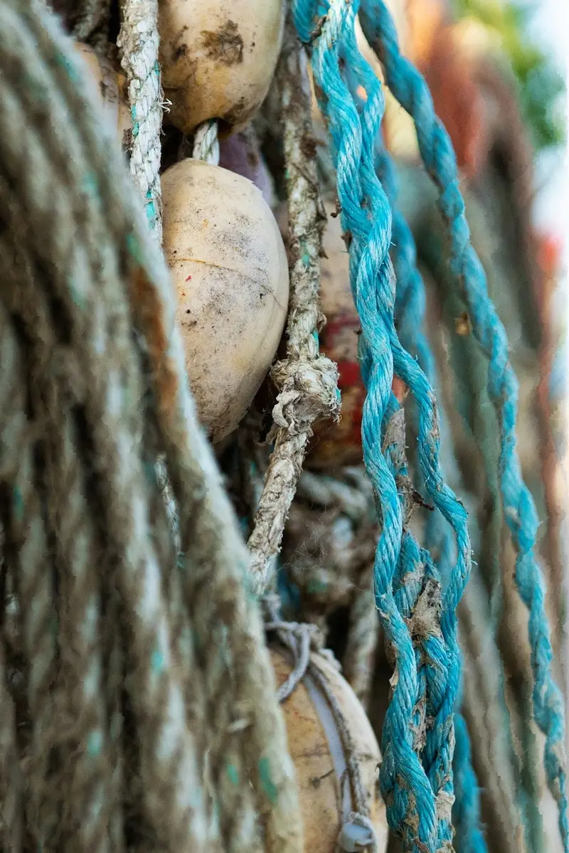 Photography of fishing equipment on the coast of Germany