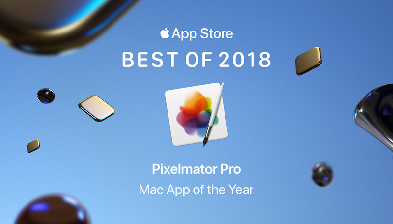 Pixelmator élu meilleur application Mac de l'année 2018