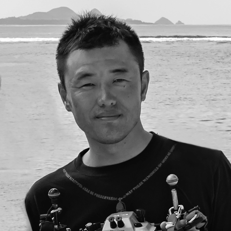 Portrait of Daisuke Kurashima, underwater photographer