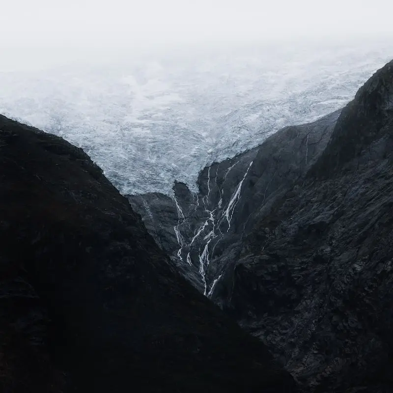 Photographie d'un environnement glaciaire, prise par Lorenzo Poli