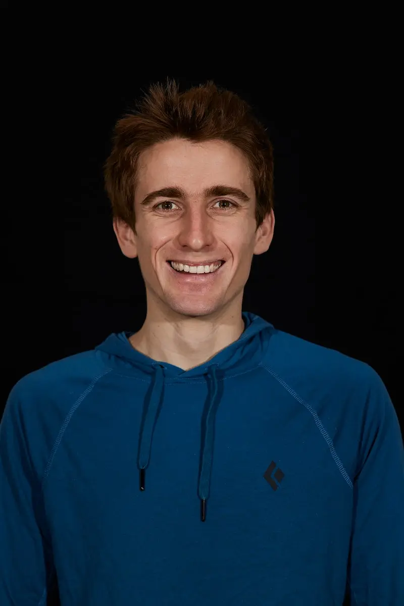 Portrait of Seb Bouin, French professional climber