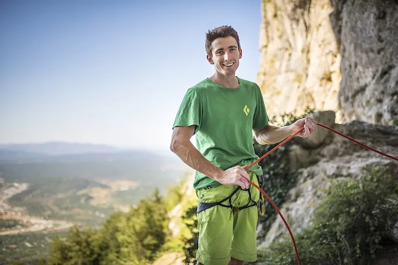 Sébastien Bouin, escaladeur professionnel