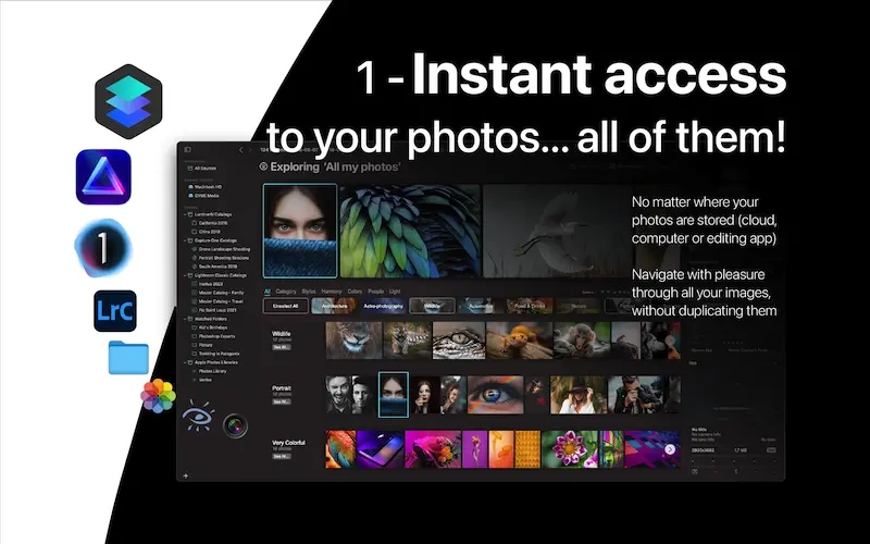 Peakto Photo Management Software - Instant access to your photos