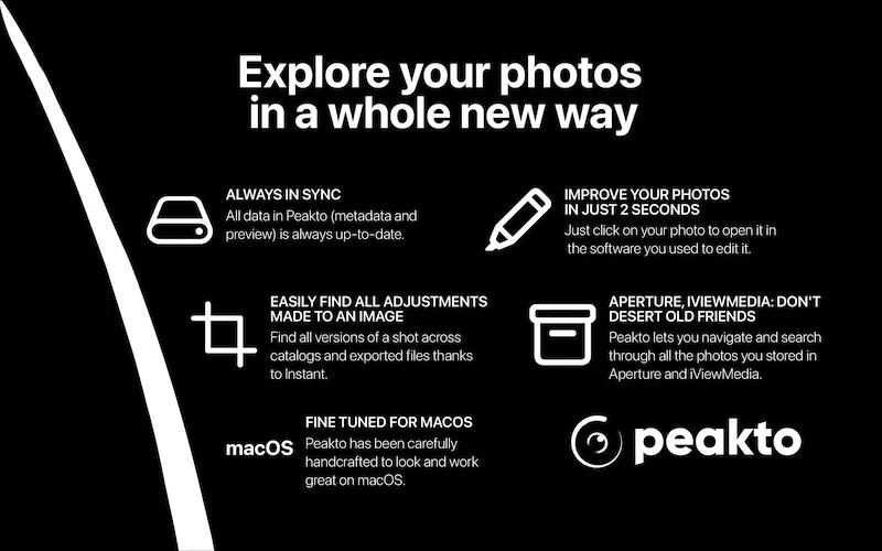 Peakto Photo Management Software - Explore your photos in a whole new way