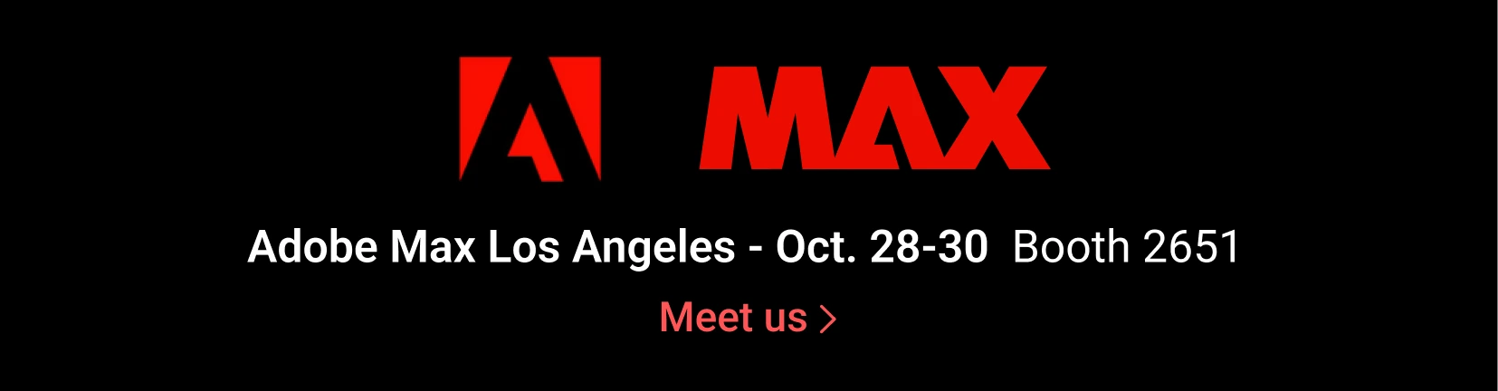 Adobe Max 2025 - Mobile Banner