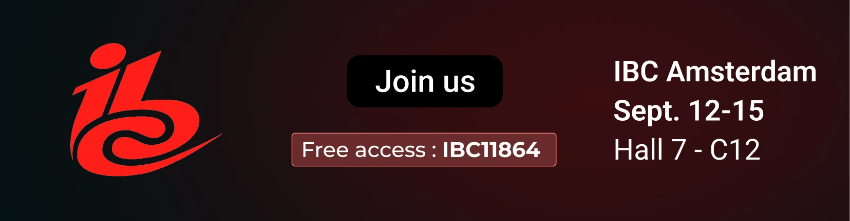 IBC2025 Mobile Banner