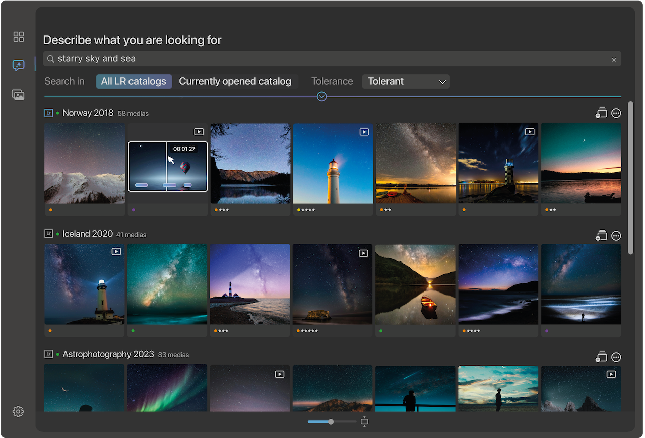 Peakto Search Plugin for Lightroom - Always up-to-date