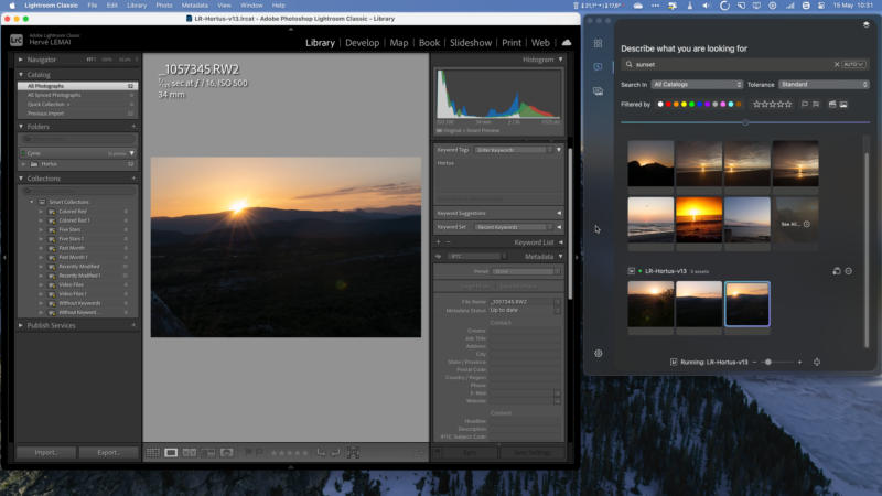 Best Photo Management Software : Peakto Search and Lightroom