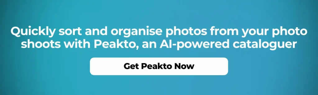 Quickly sort and organise photos from your photo shoots with Peakto, an AI-powered cataloguer