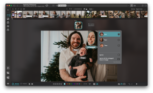 Peakto Photo Manager Interface for Face Recognition