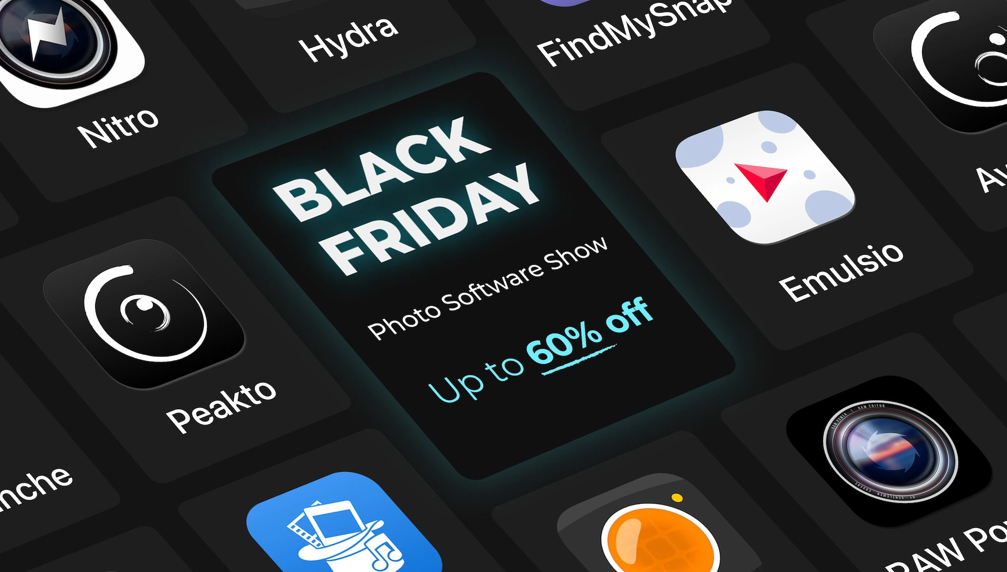 Le show des logiciels photo - Black Friday 2024