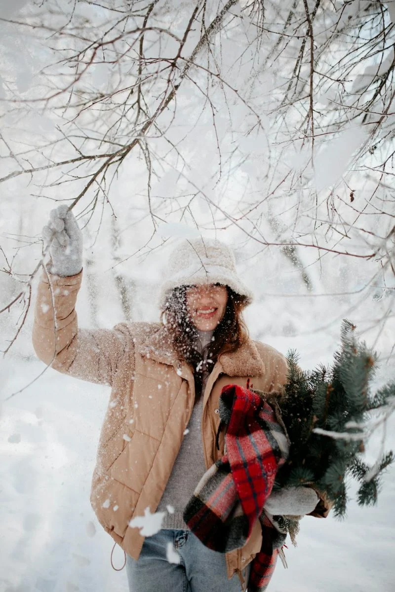 Idées de photoshoot de Noël pour capturer la magie des fêtes 05