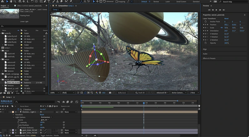 Adobe after effects workflow 2024