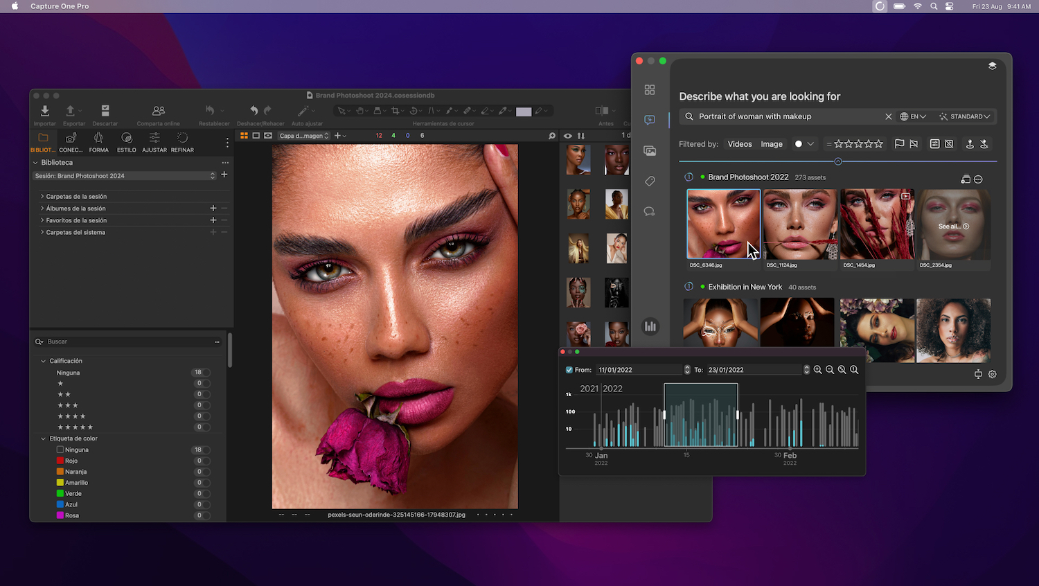 Peakto Search for Capture One - Visual Website