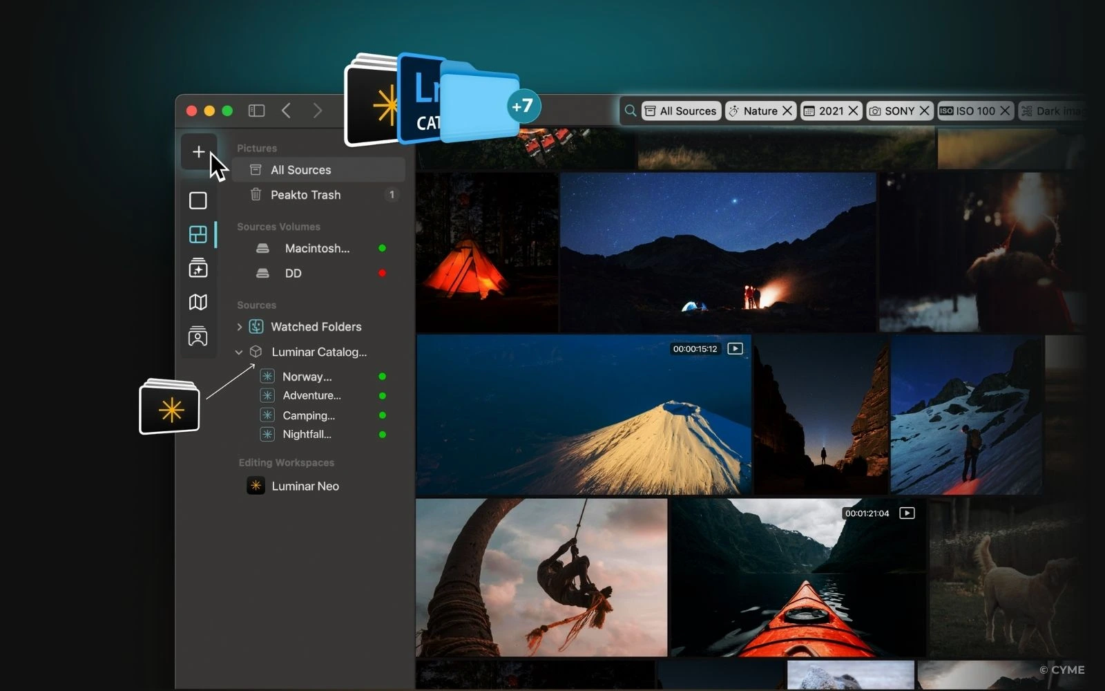 How to organize photos in Luminar Neo - 01