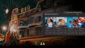 Peakto Levels Up with Video Pre-Editing and Collaboration Tools - Peakto 2.4 - 02