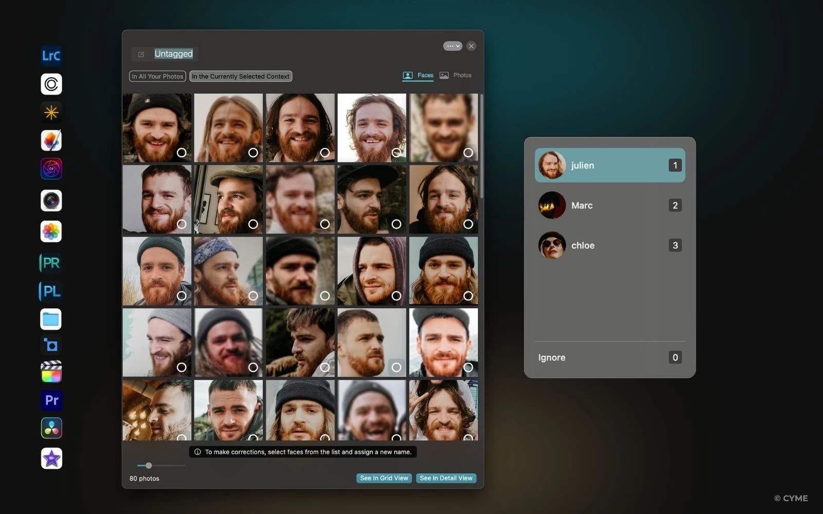 Logiciel pour identifier des personnes sur une photo - 03