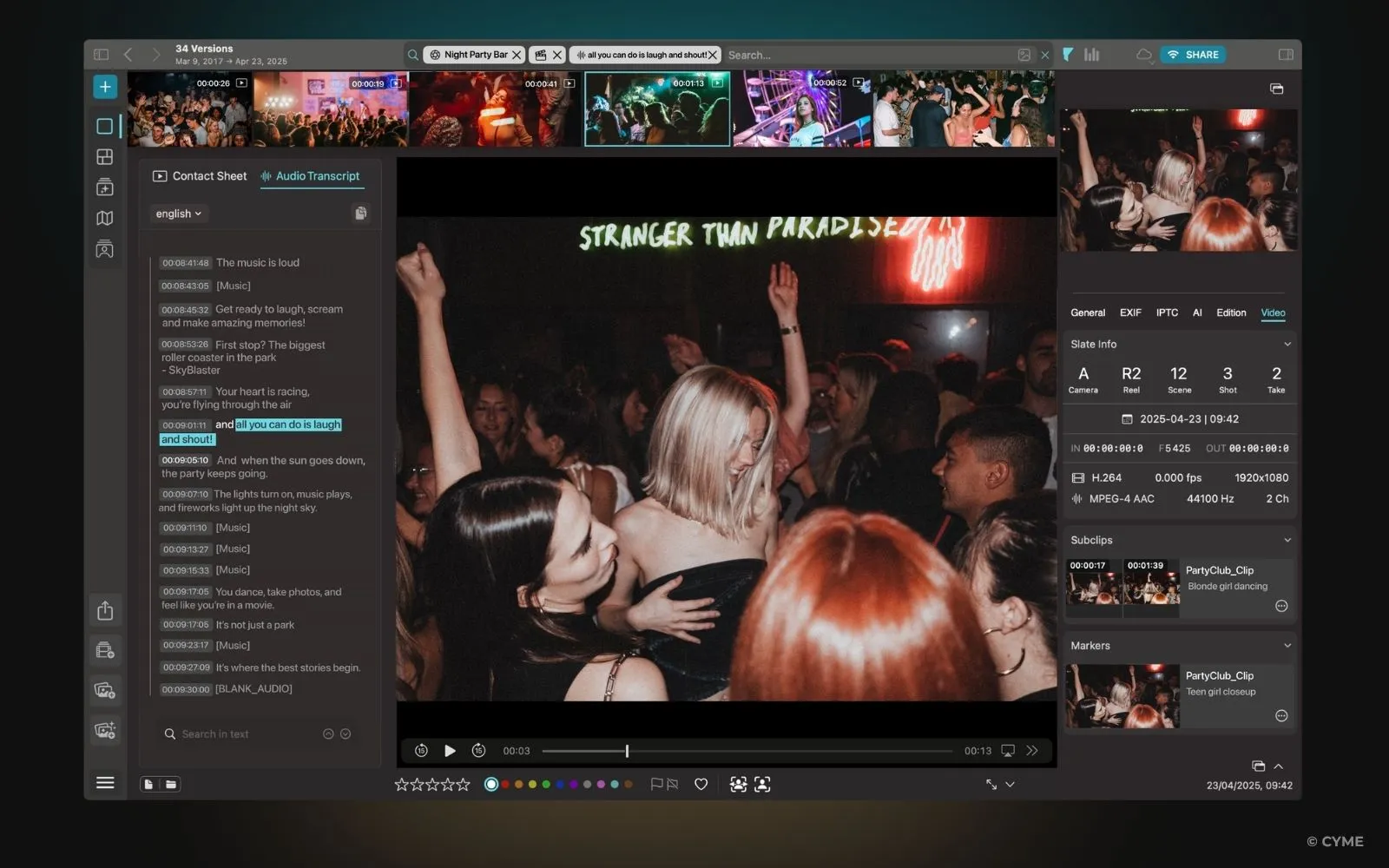 Trouver des vidéos grâce aux métadonnées 02