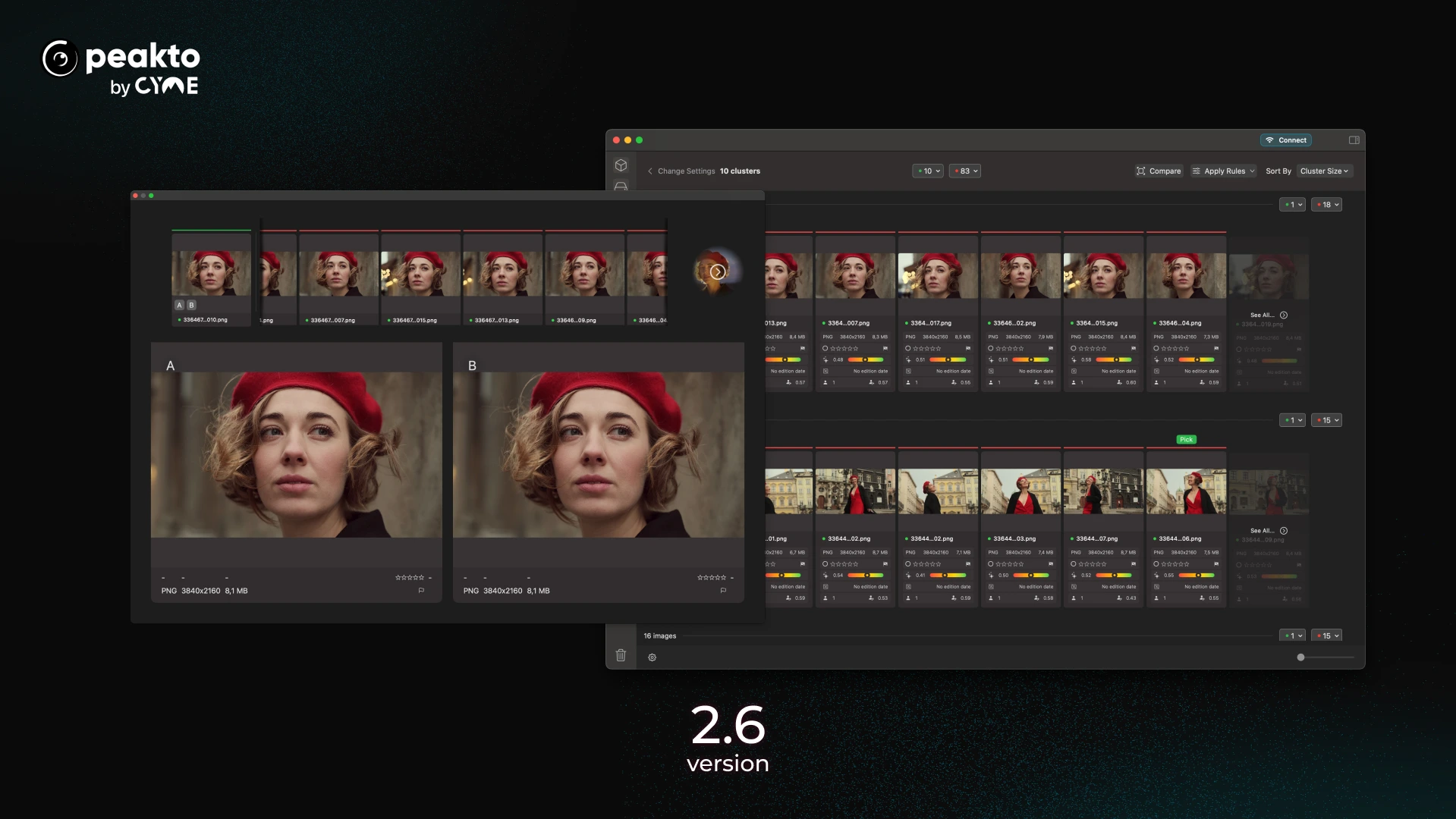 Peakto introduit le culling et la déduplication photo assistés par l’IA - 01