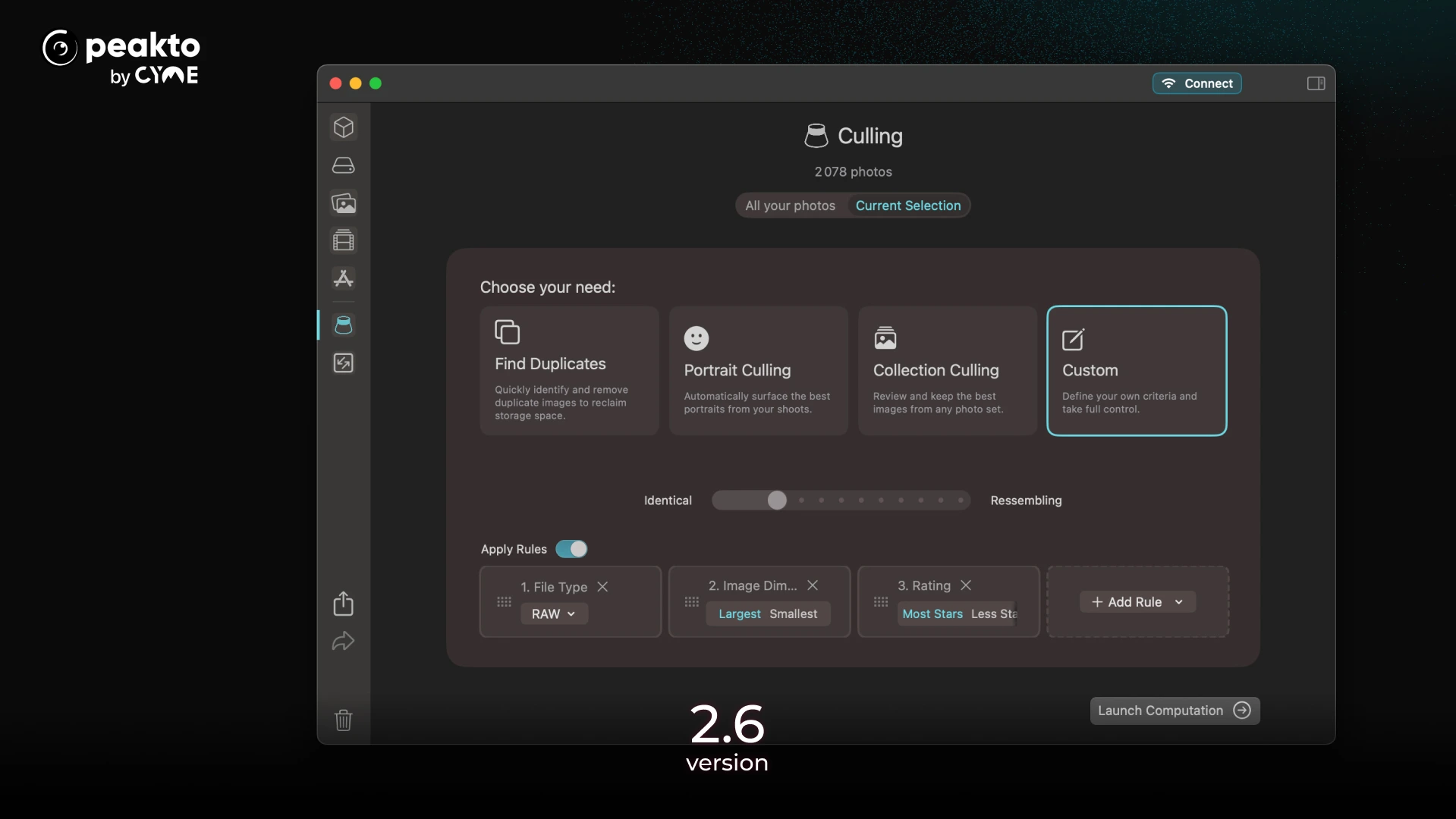 Peakto introduit le culling et la déduplication photo assistés par l’IA - 02