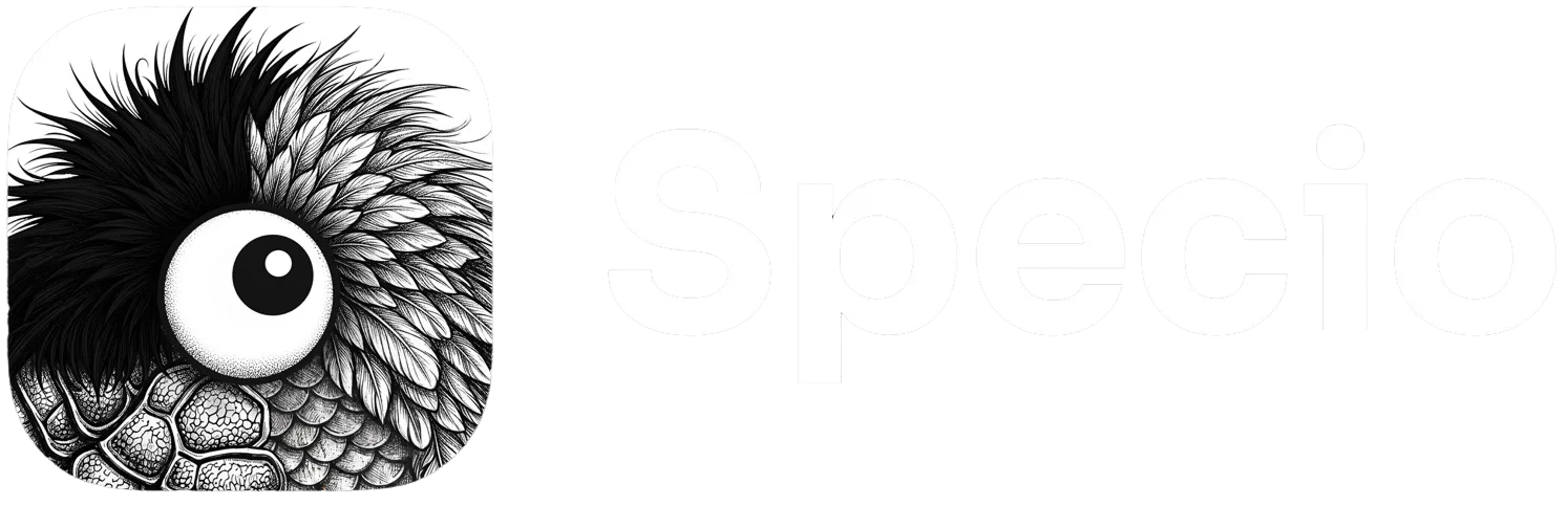 Specio logo - Dark background